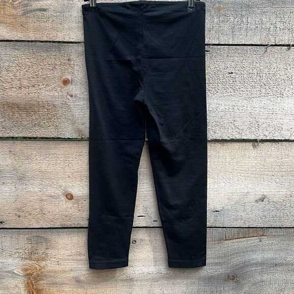 Danskin Women's Black Pull On Stretch Elastic Waist Leggings - Picture 3 of 6